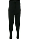 Y-3 DRAWSTRING SLOUCHED TROUSERS