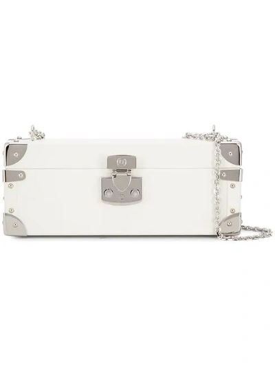 Luis Negri Large Bauletto Clutch - 白色 In White