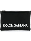 DOLCE & GABBANA LOGO CLUTCH BAG