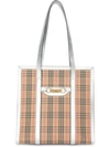 BURBERRY THE SMALL 1983 CHECK LINK TOTE BAG