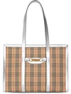 BURBERRY THE 1983 CHECK LINK TOTE BAG