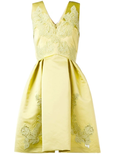 Zuhair Murad Embroidered Flared Dress - 黄色 In Yellow