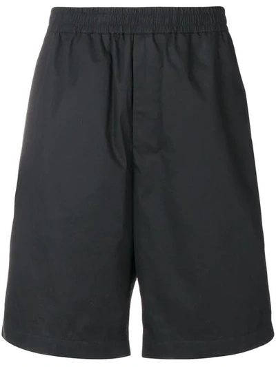 Ami Alexandre Mattiussi Oversized Track Shorts In Black