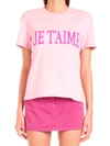 ALBERTA FERRETTI JE TAIME T-SHIRT,10824294