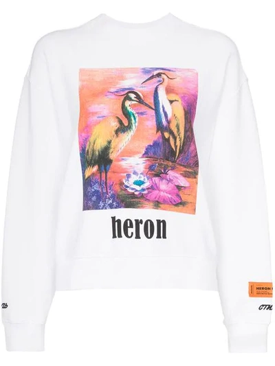 Heron Preston Heron Bird Print Sweatshirt - 白色 In 0188 White Multicolo