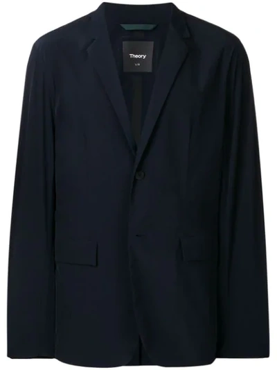 Theory Classic Single-breasted Blazer - 蓝色 In Blue