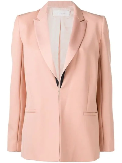 Victoria Victoria Beckham Contrast Lapel Blazer - 粉色 In Pink