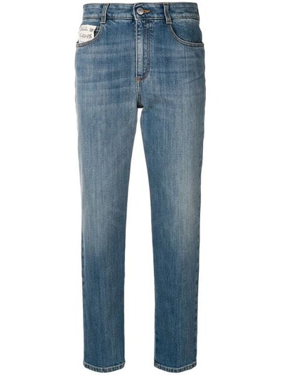 Stella Mccartney Cropped Slim Jeans - 蓝色 In Blue