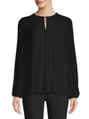 ELIE TAHARI PIPER SILK BLOUSE,0400099674625