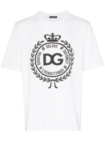 Dolce & Gabbana Dolce And Gabbana White Coin T-shirt