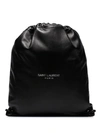 SAINT LAURENT TEDDY LOGO-PRINT BACKPACK