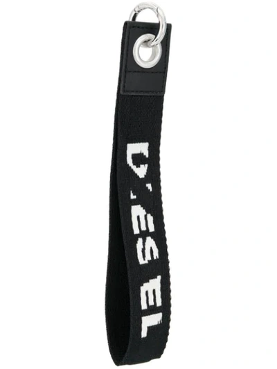 Diesel Fabric Logo Fob - 黑色 In Black