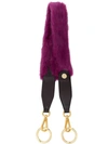 SIMONETTA RAVIZZA FUR SHOULDER STRAP