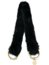 SIMONETTA RAVIZZA FUR SHOULDER STRAP