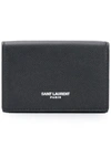 SAINT LAURENT SAINT LAURENT GRAINED CARD CASE - 黑色