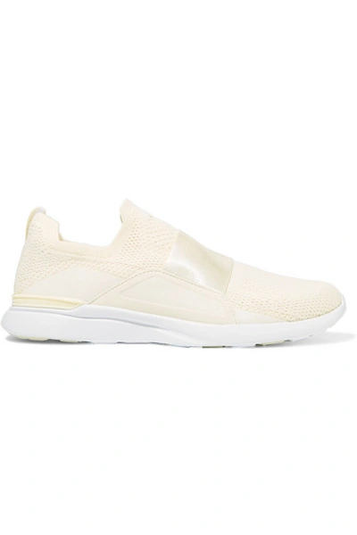 Apl Athletic Propulsion Labs Women's Techloom Bliss Knit Slip-on Trainers In Cream