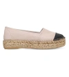 Kg Kurt Geiger Mellow Leather Espadrilles In Nude