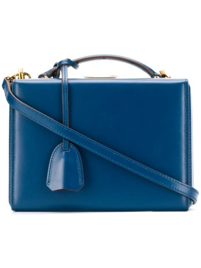 Mark Cross Small Box Bag - 蓝色 In Blue
