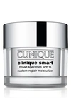 CLINIQUE SMART BROAD SPECTRUM SPF 15 CUSTOM-REPAIR MOISTURIZER FOR DRY TO COMBINATION SKIN,Z5CN01