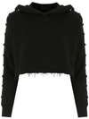 ANDREA BOGOSIAN CROPPED HOODIE