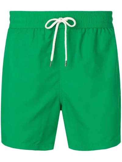 Polo Ralph Lauren Logo-embroidered Swim Shorts In Green