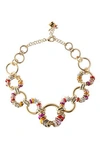 ROSANTICA ROSANTICA WOMAN PARADISO GOLD-TONE RING-EMBELLISHED NECKLACE GOLD,3074457345619959011