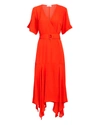 A.L.C Claire Midi Dress,6DRES00583-CLAIRE-RED