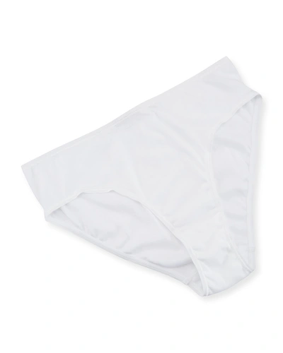HANRO COTTON SEAMLESS HIGH-LEG BRIEFS,PROD141470376