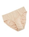 Hanro Cotton Seamless High-cut Briefs In Skin