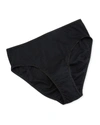 Hanro Cotton Seamless High-leg Briefs In Black