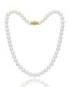 ASSAEL 16" AKOYA CULTURED 8MM PEARL NECKLACE WITH YELLOW GOLD CLASP,PROD218740290
