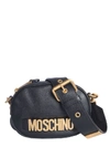 MOSCHINO SHOULDER BAG WITH LOGO LETTERING,10824721