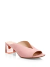 KATE SPADE Caila Leather Clear Heel Sandals