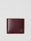 BURBERRY Monogram Motif Leather International Bifold Wallet