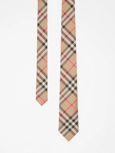 BURBERRY BURBERRY CHECK SILK TIE,80116931
