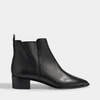 ACNE STUDIOS Jensen Small Grained Boots in Black Leather