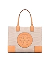 TORY BURCH ELLA CANVAS MINI TOTE,190041778560