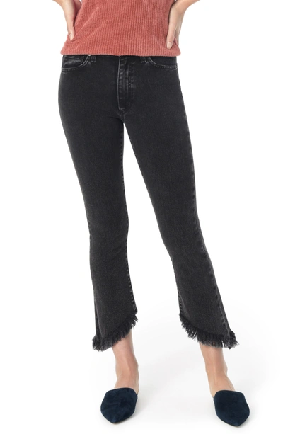 Joe's The Callie High Waist Frayed Crop Bootcut Jeans In Audrey