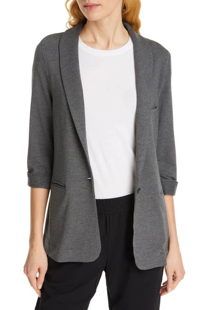 Joie Neville Blazer In Dark Heather Grey