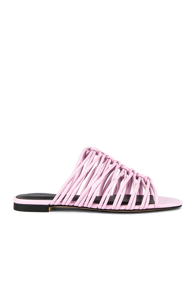 Rebecca Minkoff Maelynn Strappy Slides In Lt Orchid