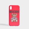 MOSCHINO MOSCHINO | Toy iPhone XR Case in Pink PVC