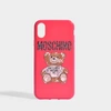 MOSCHINO MOSCHINO | Toy iPhone XS Case in Pink PVC