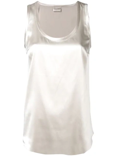 Brunello Cucinelli Basic Tank Top In Avorio