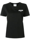 Moschino Logo Embroidered Performance T-shirt In Black