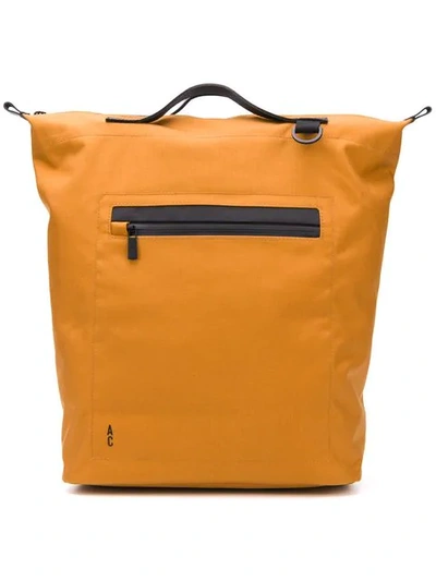 Ally Capellino Square Backpack In Orange