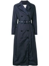 MACKINTOSH NAVY NYLON LONG TRENCH COAT LM-091B