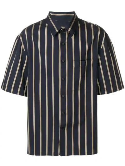 Lanvin Striped Shirt - 蓝色 In Blue