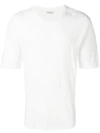 Laneus Round Neck Short-sleeved T-shirt In White