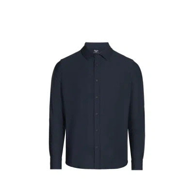1789 Cala Chemise Droite Col Classique In Blue