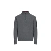 1789 Cala Pull Col Zippé En Laine Mélangée In Multi
